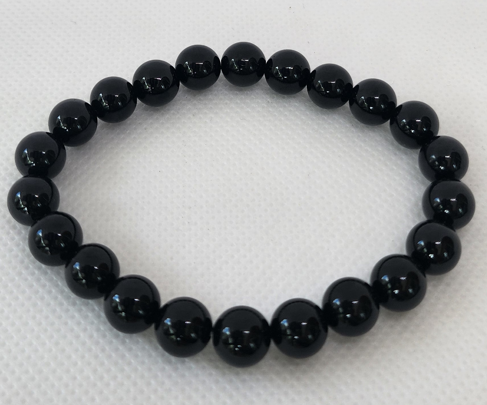 Black Tourmaline Crystal Bracelet - Mythical Features