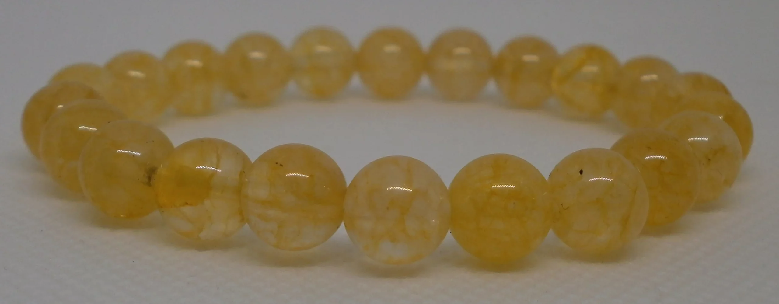Yellow Citrine Faceted Bead Bracelet - To manifest goals and attracts  abundance - Engineered to Heal²
