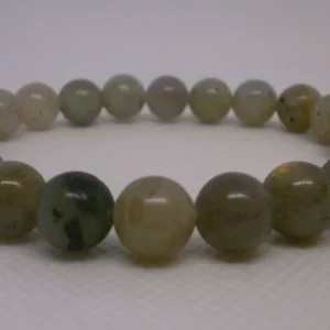 A grey Labradorite crystal bracelet