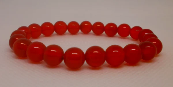 Red Agate crystal bracelet