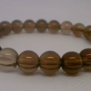 a smokey quartz crystal bracelet