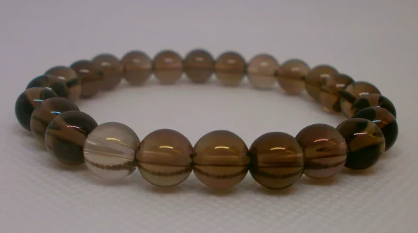 a smokey quartz crystal bracelet