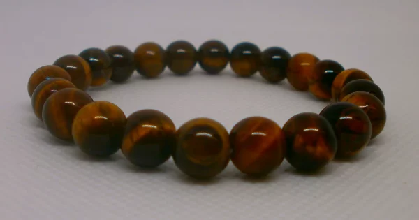 Yellow tigers eye bracelet