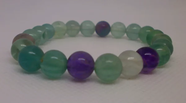 Coloured Fluorite bracelet