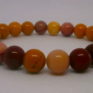 A Mookaite Jasper bracelet