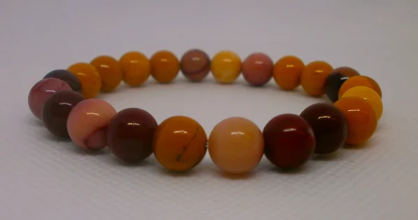 A Mookaite Jasper bracelet